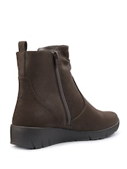 Hotter Brown Regular Fit Epsom Zip Boots - Image 3 of 4