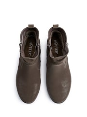 Hotter Brown Regular Fit Epsom Zip Boots - Image 4 of 4