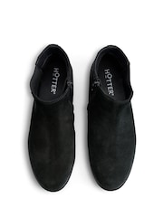 Hotter Black Lizard Print Regular Fit Tenby Zip Fastening Boots - Image 4 of 4