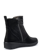 Hotter Black Regular Fit Epsom Zip Boots - Image 2 of 4