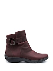 Hotter Red Rumour Zip/Buckle Wide Fit Boots - Image 1 of 4