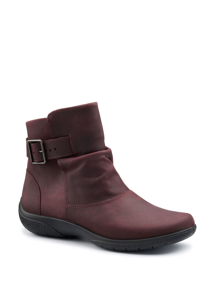 Hotter Red Rumour Zip/Buckle Wide Fit Boots - Image 2 of 4