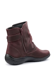 Hotter Red Rumour Zip/Buckle Wide Fit Boots - Image 3 of 4