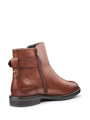 Hotter Brown Regular Fit Ascot Zip Boots - Image 2 of 4
