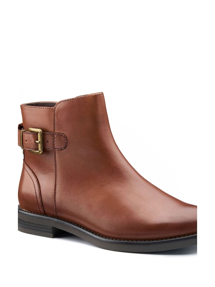 Hotter Brown Regular Fit Ascot Zip Boots - Image 4 of 4