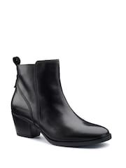 Hotter Black Regular Fit Delight Zip Boots - Image 2 of 4