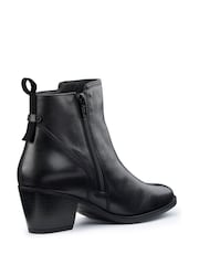 Hotter Black Regular Fit Delight Zip Boots - Image 3 of 4