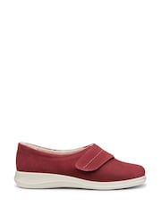 Hotter Red Regular Fit Wrap Touch Fastening Slippers - Image 1 of 4