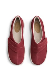 Hotter Red Regular Fit Wrap Touch Fastening Slippers - Image 4 of 4