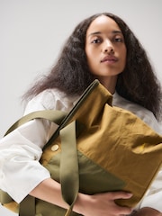 Barbour® Green 100% Cotton Mya Tote Bag - Image 1 of 11