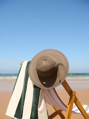 Barbour® Green Robin Crochet Sun Hat - Image 1 of 2
