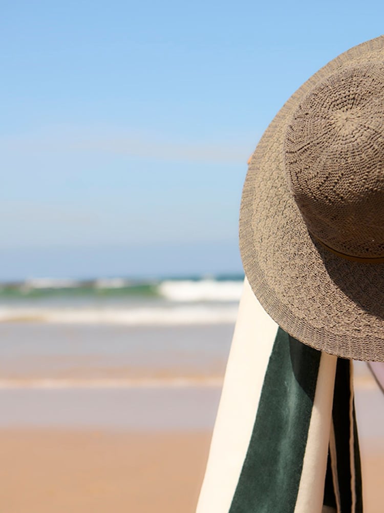 Barbour® Green Robin Crochet Sun Hat - Image 2 of 2
