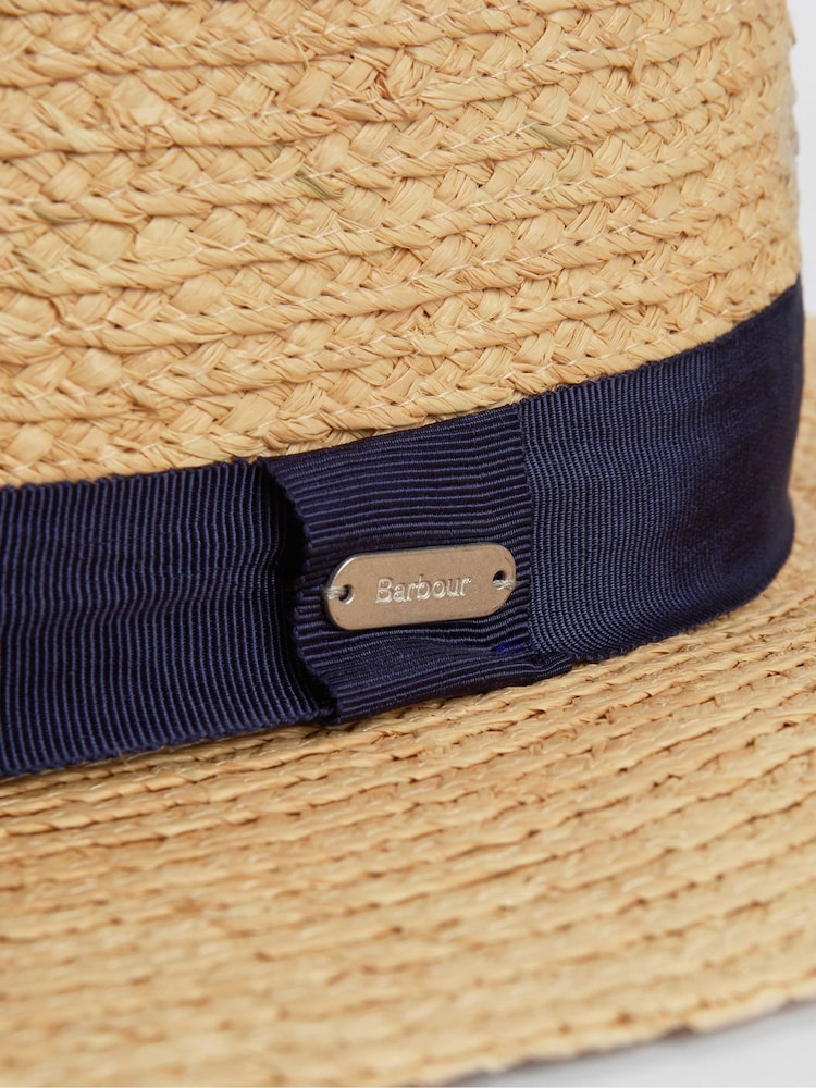 Barbour® Natural Lily Straw Summer Hat - Image 5 of 5