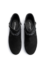 Hotter Black Regular Fit Avocet Zip Boots - Image 2 of 4