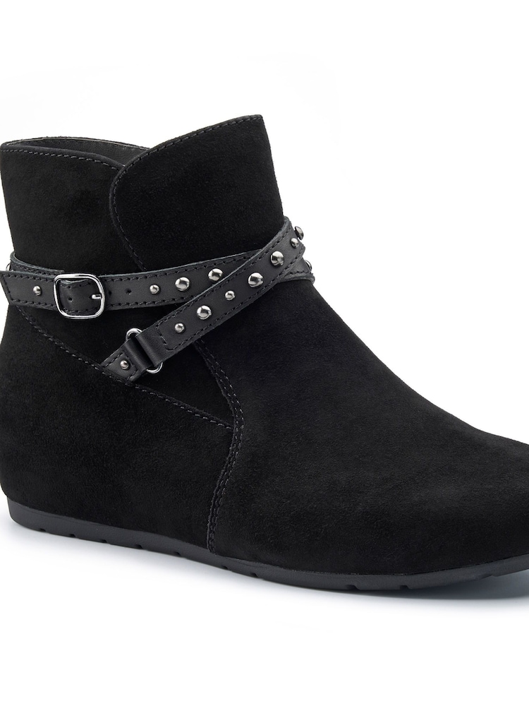 Hotter Black Regular Fit Avocet Zip Boots - Image 4 of 4