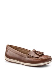 Hotter Brown Regular Fit Keel Slip-On Shoes - Image 3 of 4