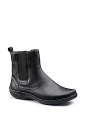 Hotter Black Kendal Zip Wide Fit Boots - Image 2 of 4