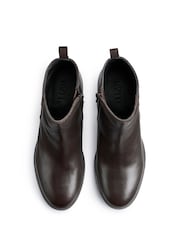 Hotter Brown Regular Fit Delight Zip Boots - Image 4 of 4