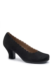 Hotter Black Wide Fit Jive Slip-On Shoes - Image 2 of 4