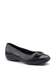 Hotter Black Grace Slip-on Wide Fit Shoes - Image 2 of 4