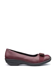 Hotter Red Grace Slip-on Wide Fit Shoes - Image 1 of 4