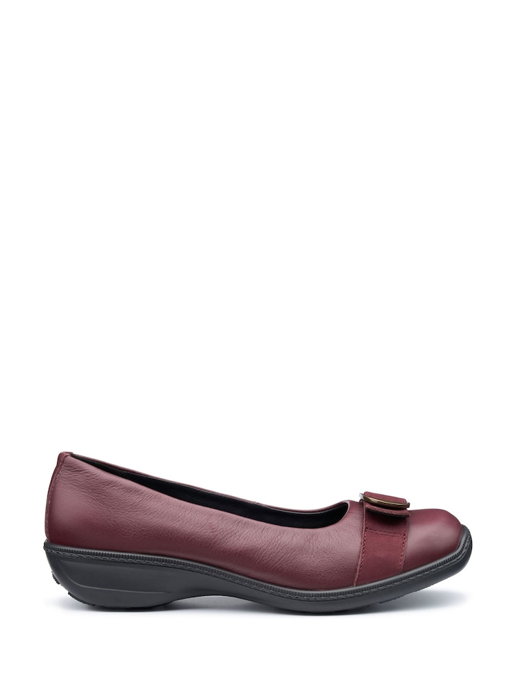 Hotter Red Grace Slip-on Wide Fit Shoes - Image 1 of 4