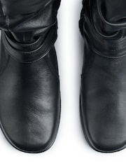 Hotter Black light Ballinderry Zip/Buckle Wide Fit Boots - Image 3 of 4