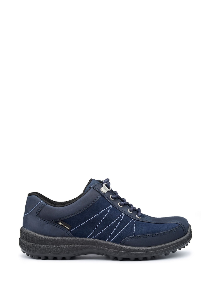 Hotter Blue Wide Fit Mist GTX Lace-Up X Shoes - Image 1 of 4