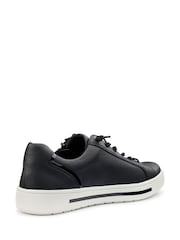 Hotter Black Wide Fit Leo Lace-Up/Side Zip Trainers - Image 3 of 4