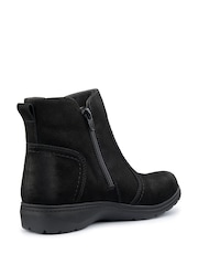 Hotter Black Derby Zip Wide Fit Boots - Image 3 of 4