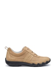 Hotter Brown & Black Wide Fit Leanne II Lace-Up Trainers - Image 1 of 4