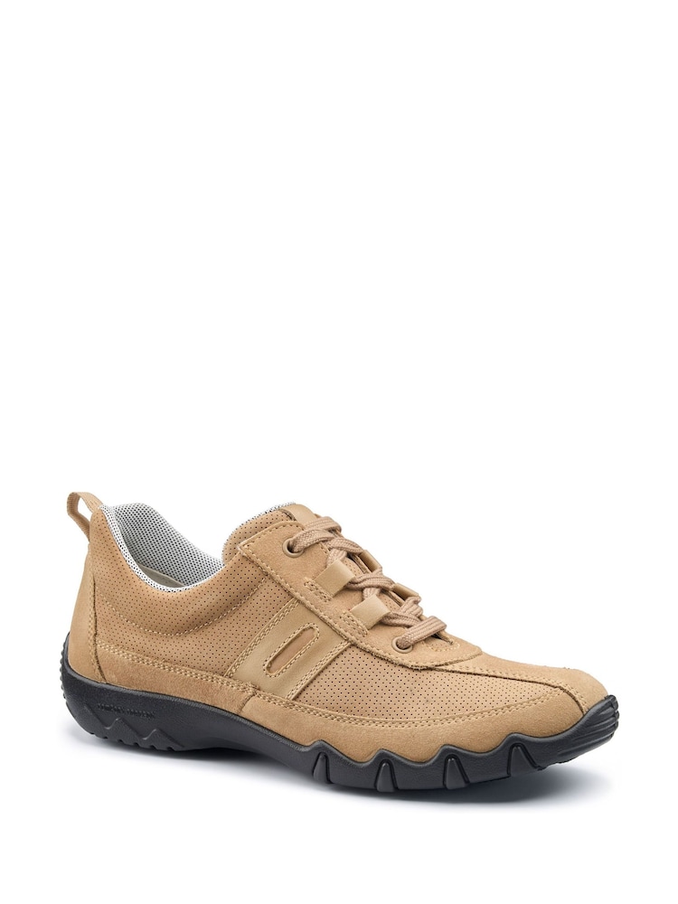 Hotter Brown & Black Wide Fit Leanne II Lace-Up Trainers - Image 2 of 4