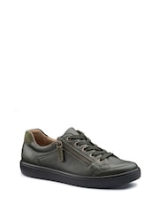 Hotter Green Wide Fit Chase II Lace up / Zip Trainers - Image 2 of 4