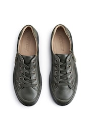 Hotter Green Wide Fit Chase II Lace up / Zip Trainers - Image 4 of 4