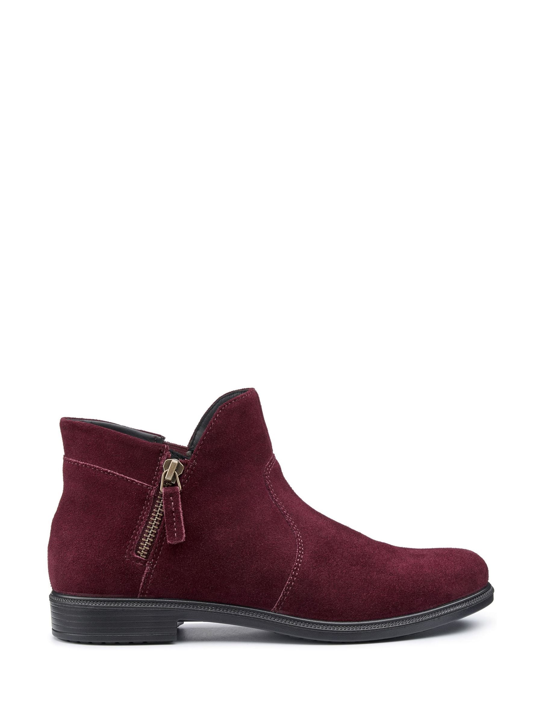 Buy Hotter Red Regular Fit Ludlow Zip Boots from the Next UK online shop