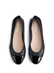 črna - Hotter v standardnem krogu Dove Slip-On čevlji - Slika 3 iz 4