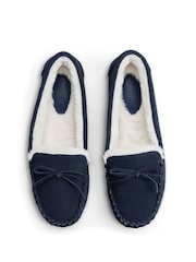 Hotter Blue Regular Fit Cherish Slip-On Slippers - Image 4 of 4