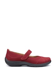 Hotter Red Regular Fit Hope Touch Fastening Shoes - Image 1 of 4