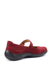 Hotter Red Regular Fit Hope Touch Fastening Shoes - Image 3 of 4