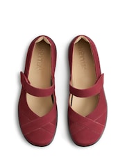 Hotter Red Regular Fit Hope Touch Fastening Shoes - Image 4 of 4
