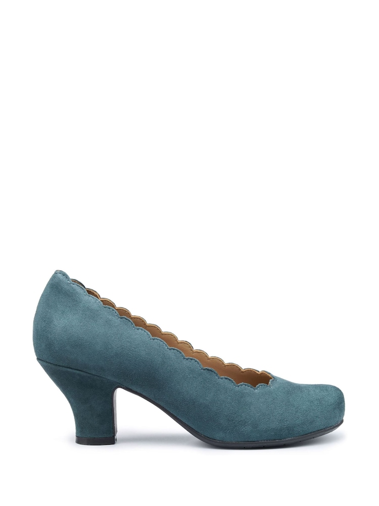 Hotter Green Regular Fit Jive Slip-On Shoes - Image 1 of 4