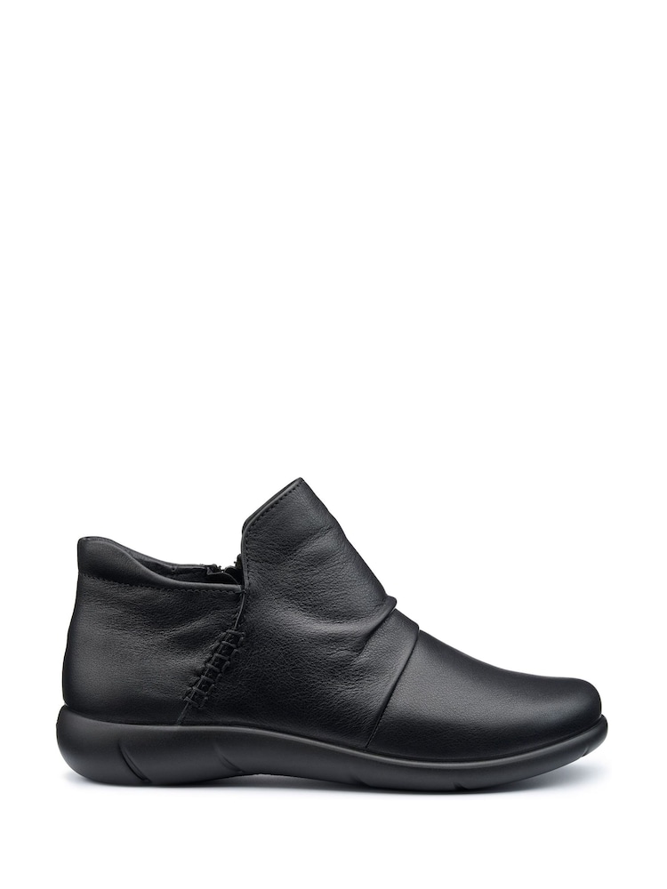 Hotter Black Regular Fit Marly Zip Boots - Image 1 of 4