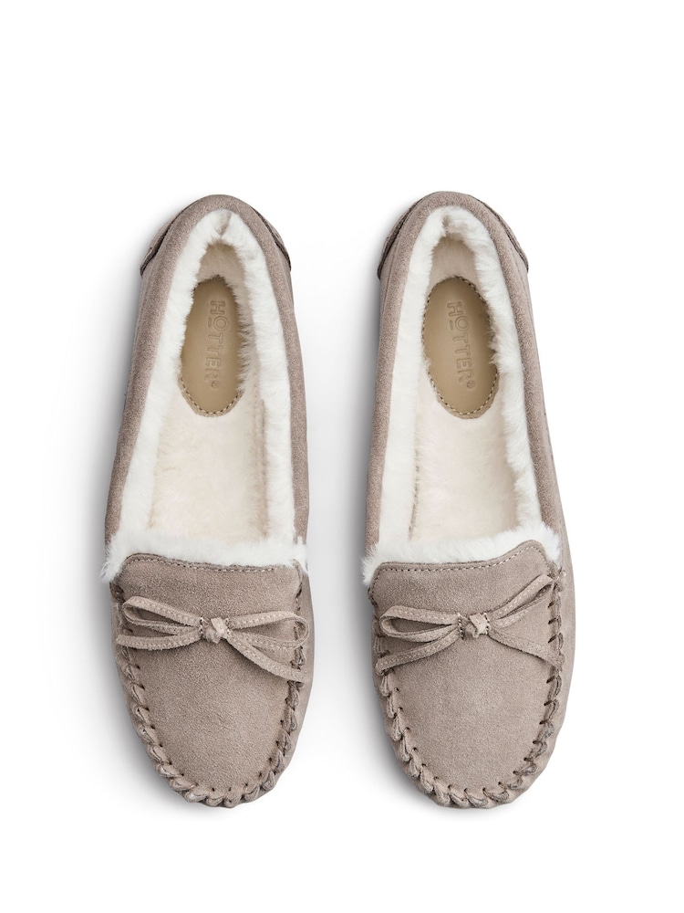 Hotter Nude Regular Fit Cherish Slip-On Slippers - Image 4 of 4