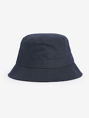 Barbour® Navy International Olivia Logo Bucket 100% Cotton Hat - Image 2 of 3