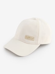 Barbour® International 100% Cotton Norton White Cap - Image 1 of 4