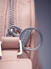 Barbour® International Pale Pink Quilted Sloane Crossbody  Bag - Image 3 of 11
