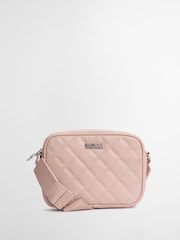 Barbour® International Pale Pink Quilted Sloane Crossbody  Bag - Image 5 of 11