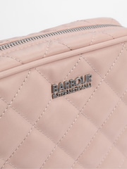 Barbour® International Pale Pink Quilted Sloane Crossbody  Bag - Image 8 of 11