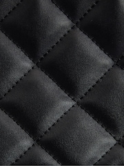 Barbour® International Battersea Quilted Black Tote Bag - Image 4 of 12