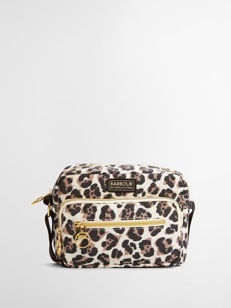 Barbour® International Leopard Boulevard Crossbody Bag - Image 1 of 7